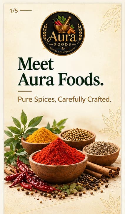 Aura Foods story slide 1